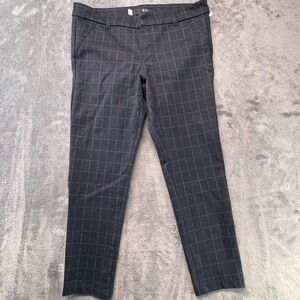 KUT from the‎ Kloth Plaid Ankle Pants Career Casual Stretch Size 8